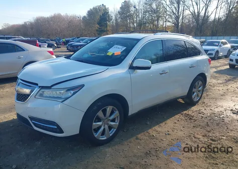 2014 Acura Mdx Advance Pkg W/Entertainment Pkg из США, поврежденный, VIN 5FRYD3H84EB017426